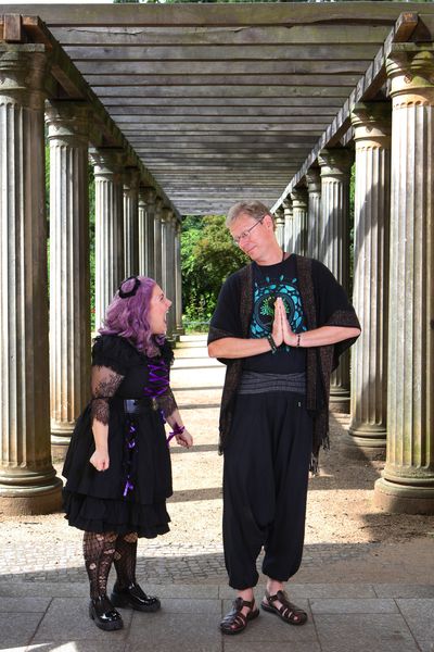 Jason und die Argonauten Musical Berlin: Elisa Schütz als Medea &
Marco Lindstaedt als Aetes