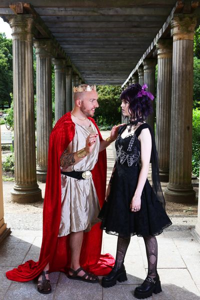 Jason und die Argonauten Musical Berlin: Daniel Bogacki als Pelias & Vivian Fuchs als Medea