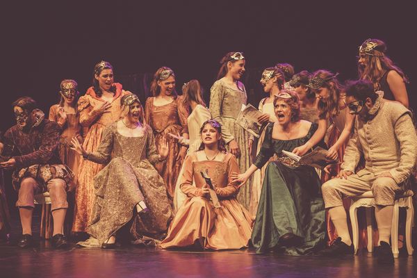 Szenefoto aus Maskerade das Musical 2023 im Atze Musiktheater Berlin (c) TAMUTHEA